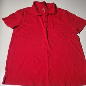 Kim Rogers red polo size Medium